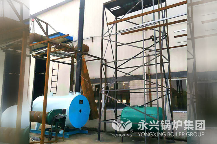 600萬大卡臥式燃氣導熱油爐